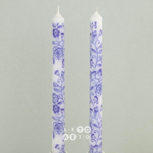 Высокие свечи Romantic Florete 25 см, 2 шт Koopman