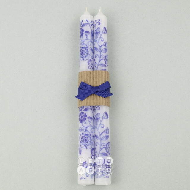 Высокие свечи Romantic Florete 25 см, 2 шт Koopman