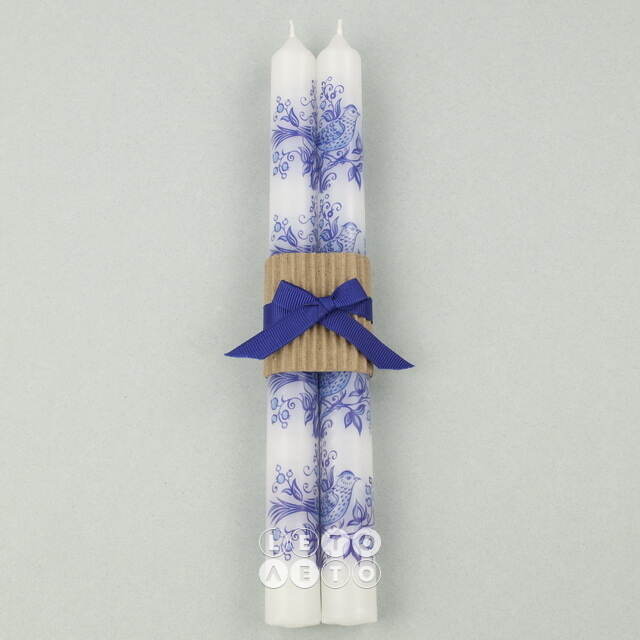 Высокие свечи Romantic Lark 25 см, 2 шт Koopman