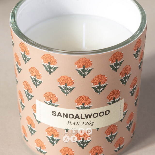 Ароматическая свеча Прованс - Sandalwood 8 см Koopman (Купман)
