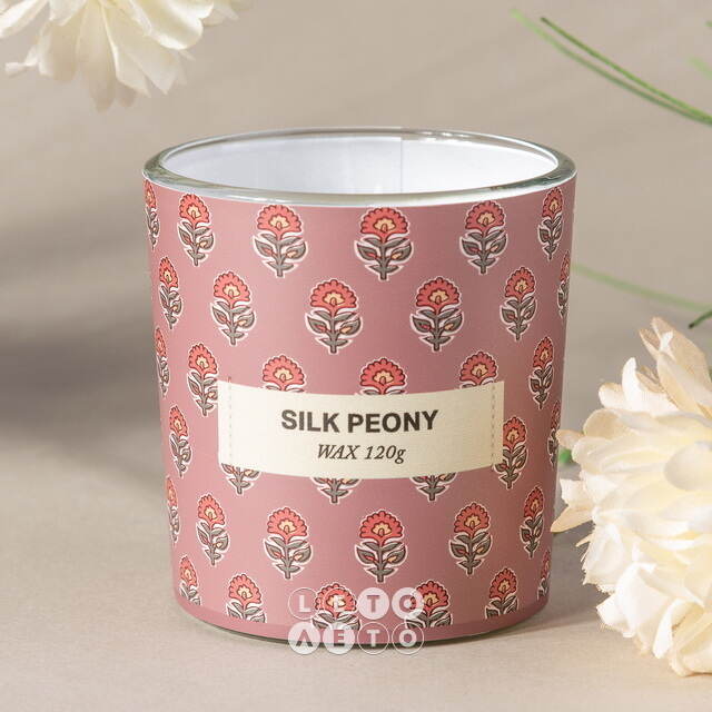 Ароматическая свеча Прованс - Silk Peony 8 см Koopman (Купман)