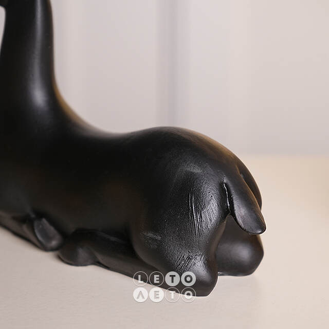 Декоративная фигурка Олень Гаспар 21 см черная Koopman (Купман)