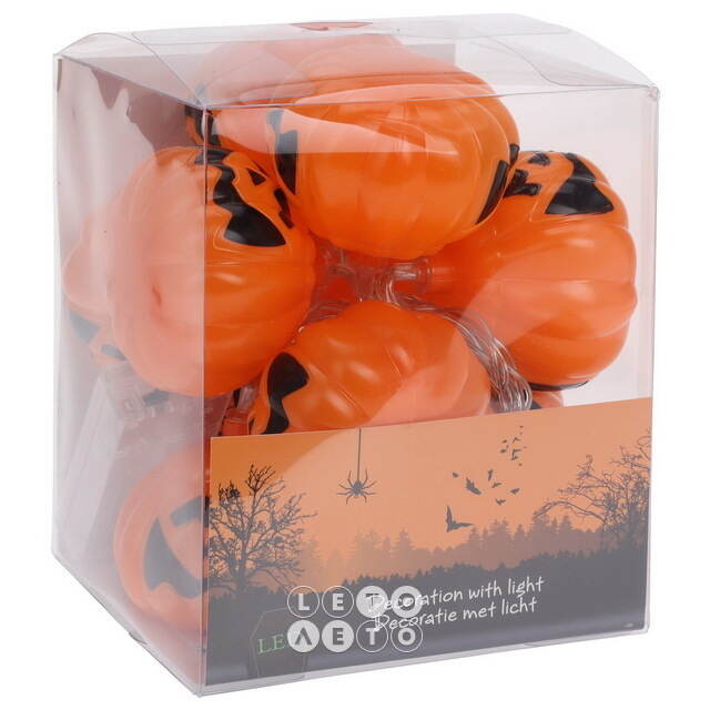 Светодиодная гирлянда на батарейках Halloween - Вечеринка у Тыковки Джека Koopman