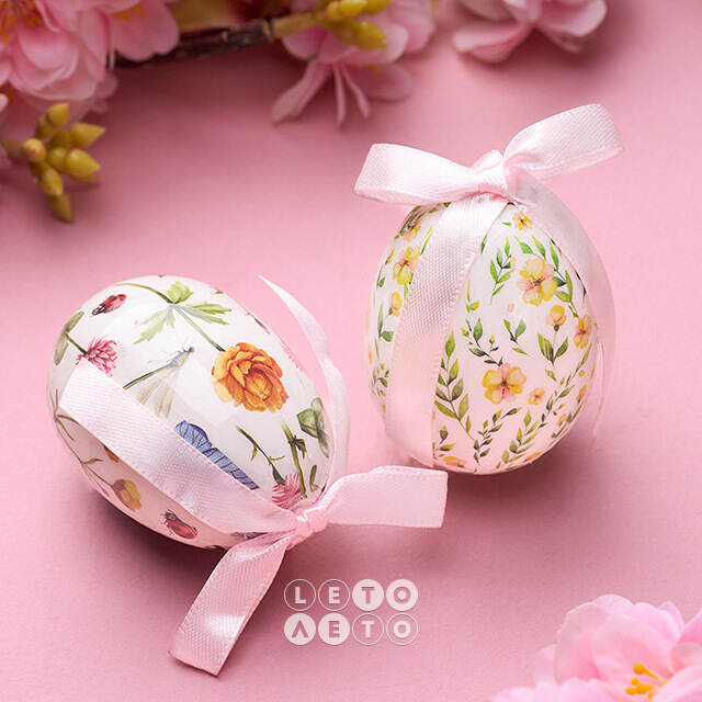 Пасхальные украшения Яйца - Flow Easter 7 см, 2 шт Koopman