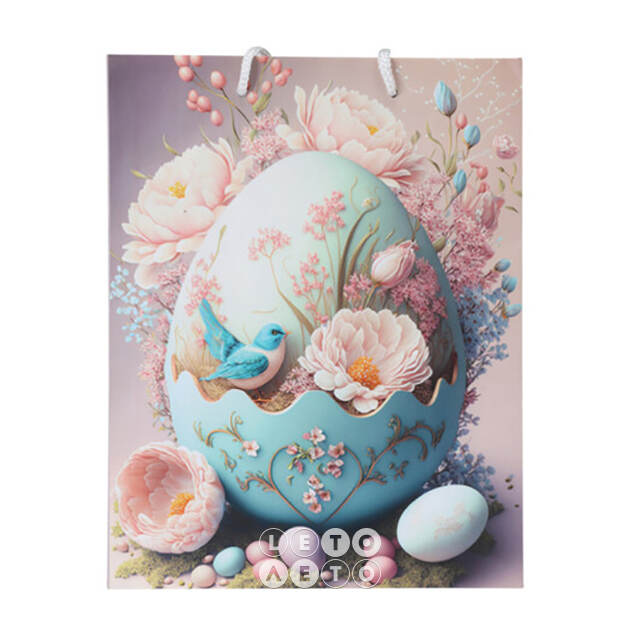 Подарочный пакет Easter Bird 23 см Koopman