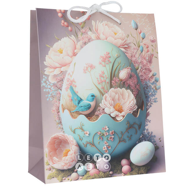 Подарочный пакет Easter Bird 23 см Koopman