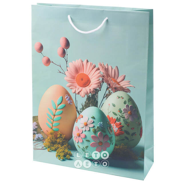 Подарочный пакет Easter Eggs 34 см Koopman