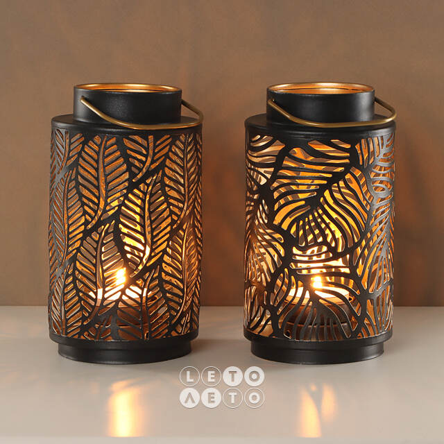 Металлический подсвечник Tropical Jungle - Monstera 16 см Koopman