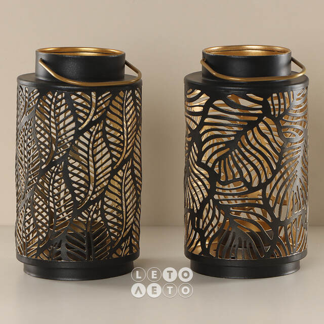 Металлический подсвечник Tropical Jungle - Monstera 16 см Koopman
