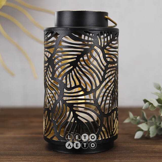 Металлический подсвечник Tropical Jungle - Monstera 16 см Koopman