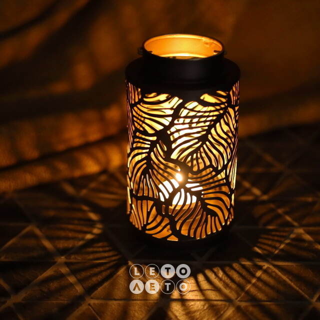 Металлический подсвечник Tropical Jungle - Monstera 16 см Koopman