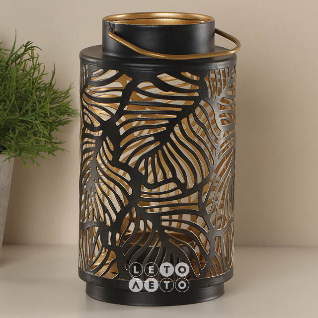 Металлический подсвечник Tropical Jungle - Monstera 16 см Koopman