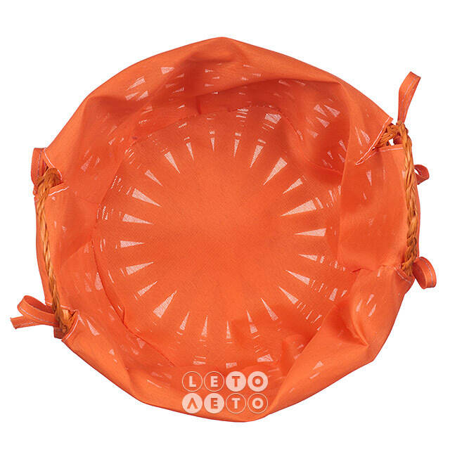 Декоративная корзина Simple 21*9 см оранжевая Koopman