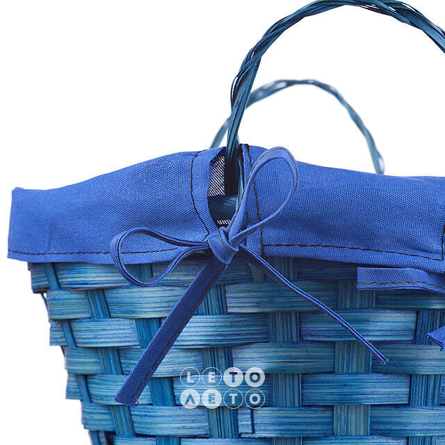 Декоративная корзина Simple 21*9 см синяя Koopman