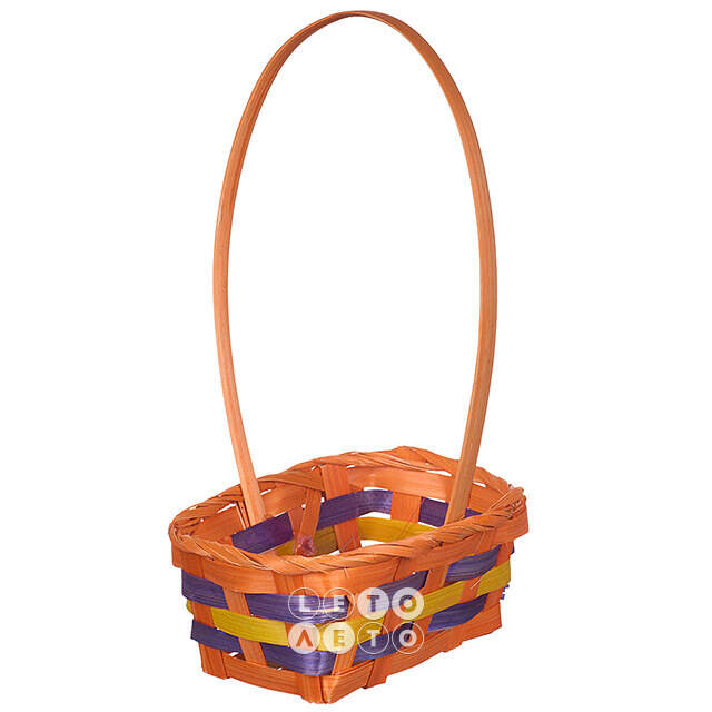 Декоративная корзина Blumbe 12*9 см оранжевая Koopman