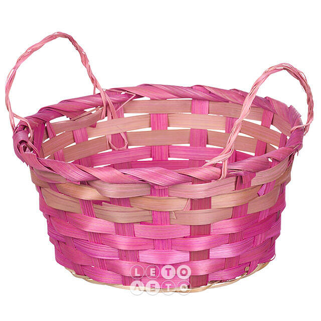 Декоративная корзина Bonni 17*9 см розовая Koopman