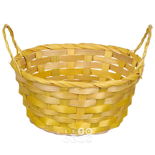 Декоративная корзина Bonni 17*9 см желтая Koopman