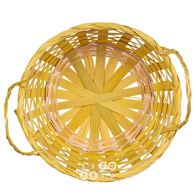 Декоративная корзина Bonni 17*9 см желтая Koopman