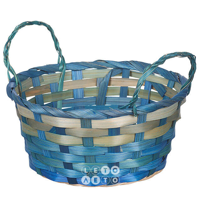Декоративная корзина Bonni 17*9 см синяя Koopman