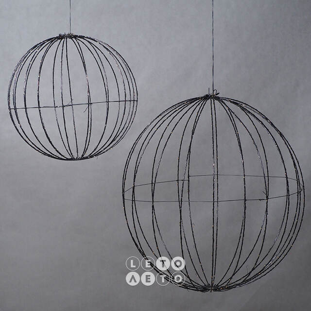 Светодиодный шар Bright Ball 40 см, 240 экстра теплых белых LED ламп, IP44 Koopman
