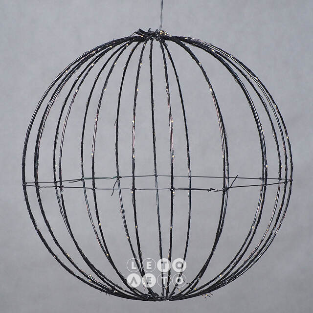 Светодиодный шар Bright Ball 40 см, 240 экстра теплых белых LED ламп, IP44 Koopman