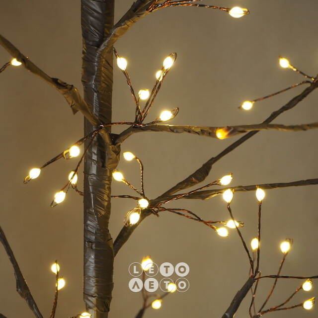 Светодиодное дерево Maja 120 см, 240 теплых белых BIG LED ламп, таймер, IP44 Koopman