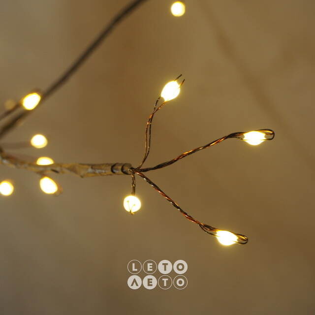 Светодиодное дерево Maja 120 см, 240 теплых белых BIG LED ламп, таймер, IP44 Koopman