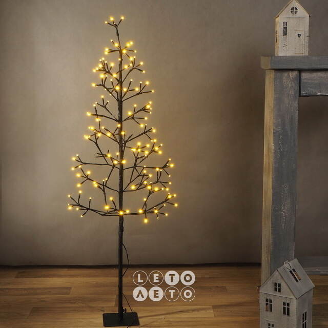 Светящаяся елка Бруклин 120 см, 160 теплых белых LED ламп, IP44 Koopman (Купман)