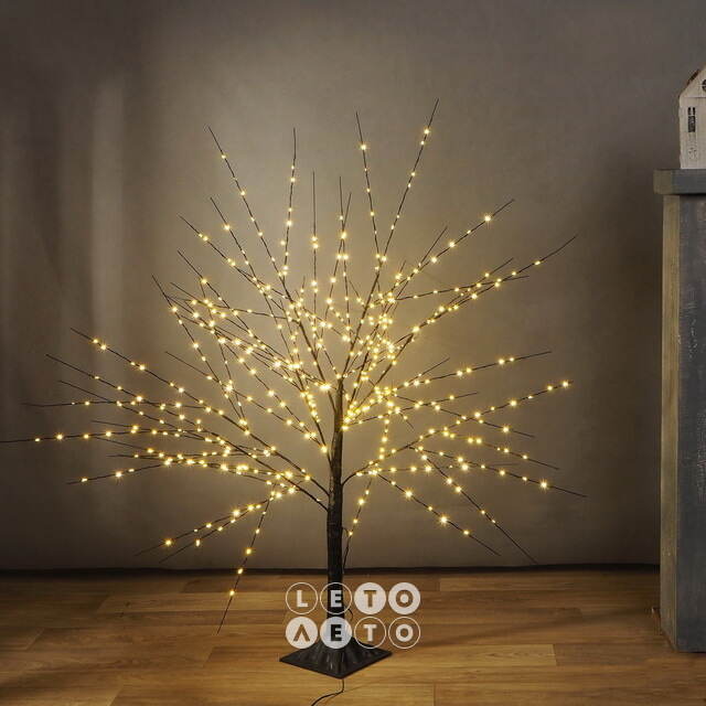 Светодиодное дерево Вейрфилд 120 см, 480 теплых белых LED ламп, IP44 Koopman