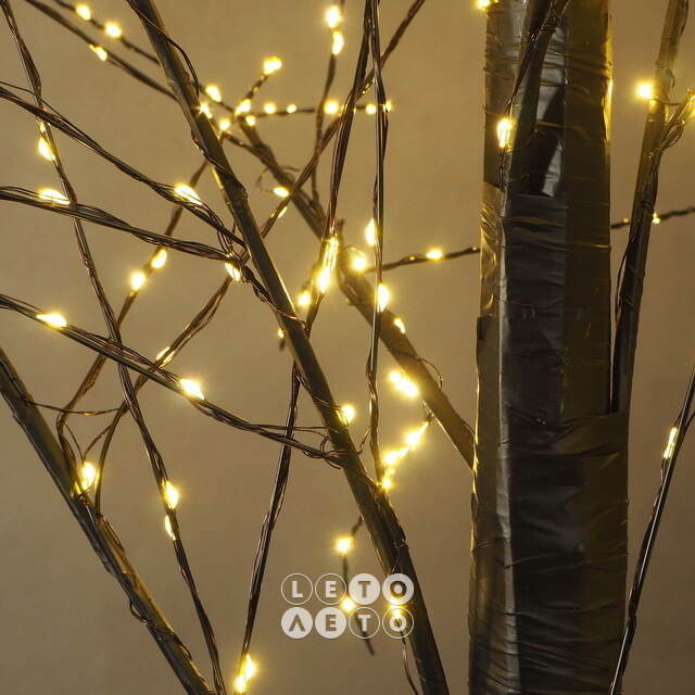 Светодиодное дерево Вейрфилд 150 см, 600 теплых белых LED ламп, IP44 Koopman