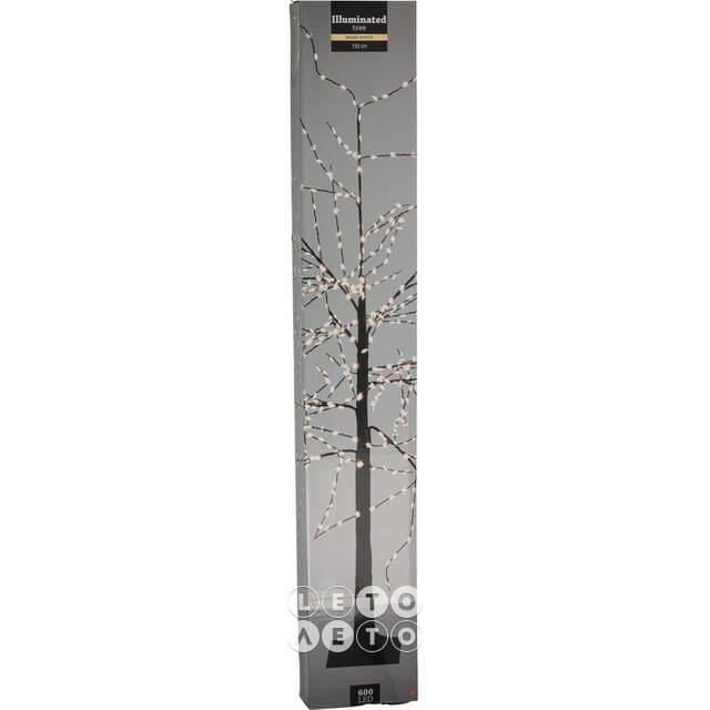 Светодиодное дерево Вейлюмен 150 см, 600 теплых белых LED ламп, IP44 Koopman (Купман)