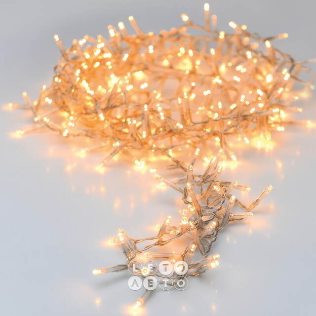 Светодиодная гирлянда Koopman Comfort Steady 54 м, 720 теплых белых LED ламп, прозрачный ПВХ, контроллер, таймер, IP44 Koopman (Купман)