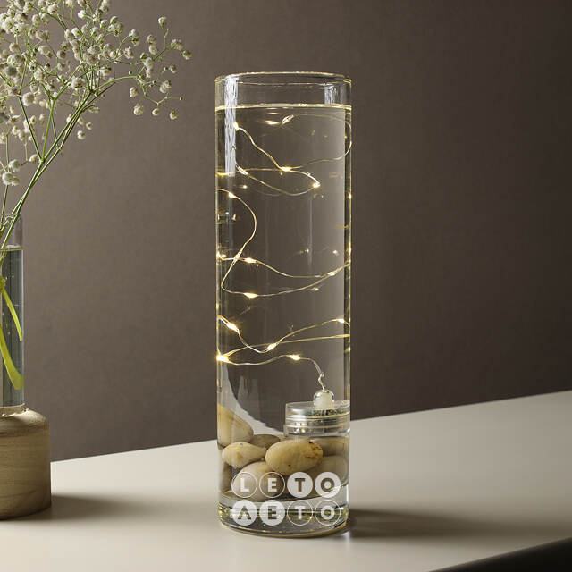 Подводный светильник-гирлянда Роса Oasis 1 м, 20 теплых белых LED Koopman