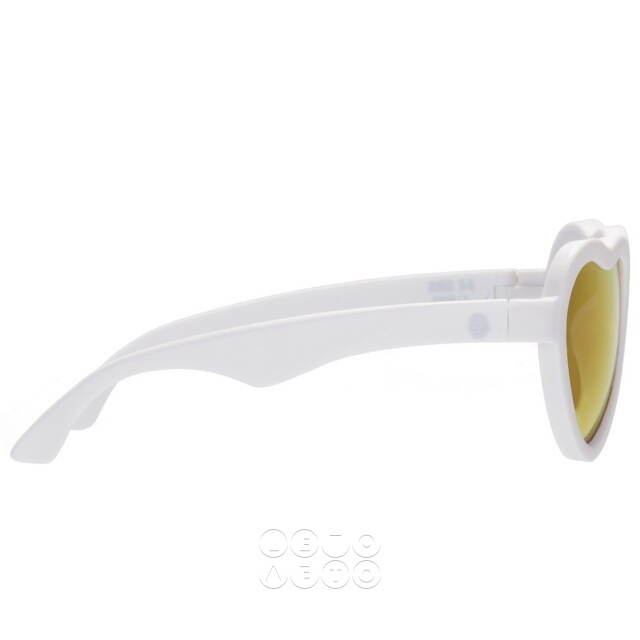Детские солнцезащитные очки Babiators Polarized Hearts Влюбляшка, 0-2 лет, белые Babiators