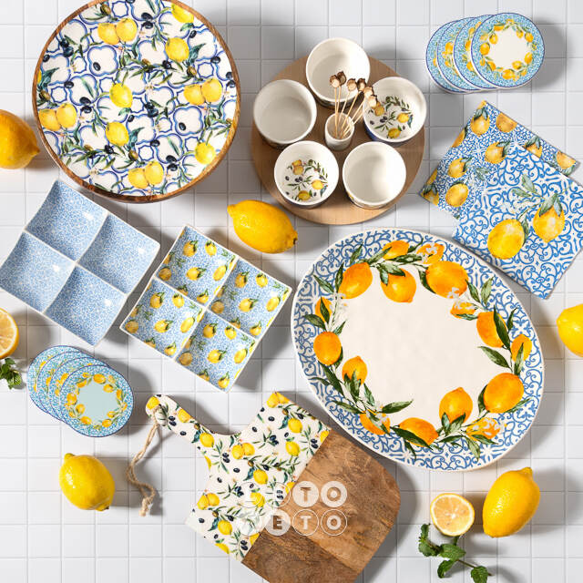 Бумажные салфетки Capri: Lemon a twig 17*17 см, 20 шт Boltze