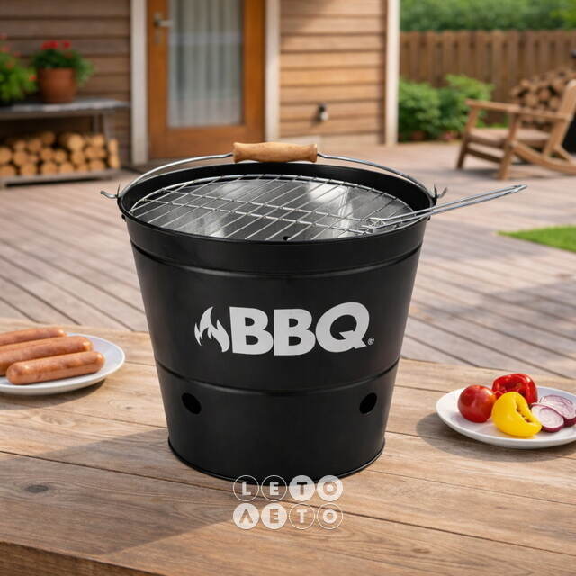 Мангал для барбекю Вудхейвен 40*27 см, черный Koopman (Купман)