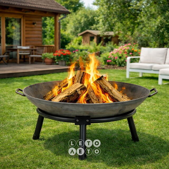 Костровая чаша с ручками Charcoal 60 см Koopman (Купман)