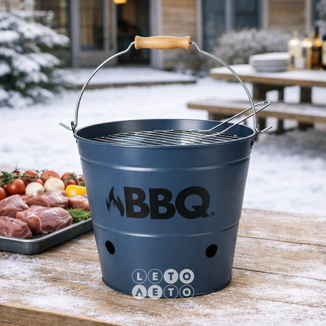 Настольный гриль Grill 26 см синий Koopman