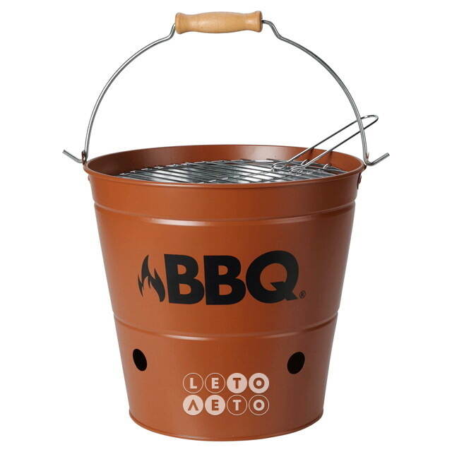 Настольный гриль Grill 26 см оранжевый Koopman