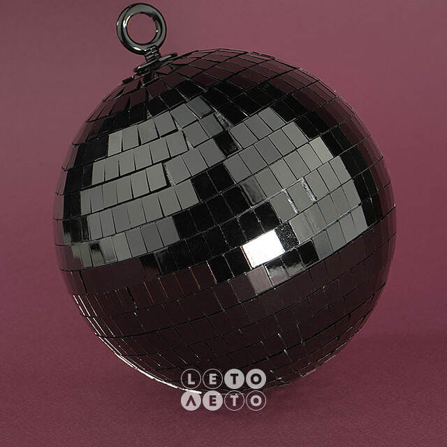 Зеркальный Диско шар Black 15 см Koopman