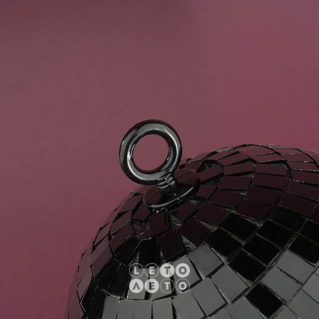 Зеркальный Диско шар Black 15 см Koopman