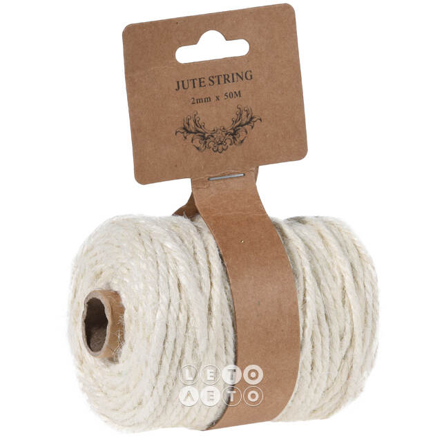 Джутовая нить Crafto 2 мм*50 м Koopman