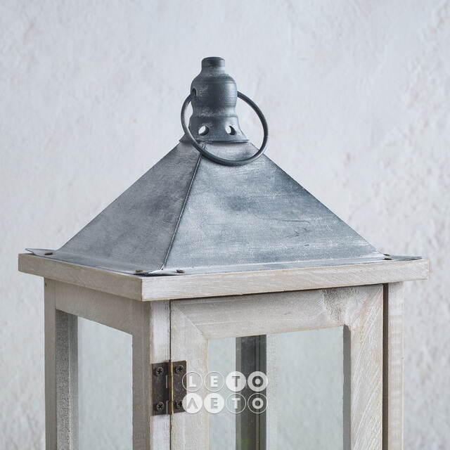Подсвечник фонарь Тринелли 41*16 см белый Koopman (Купман)