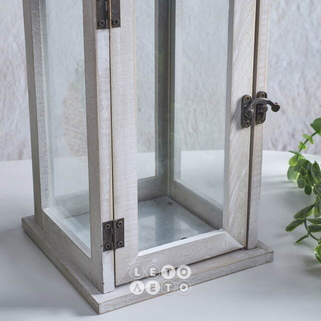 Подсвечник фонарь Тринелли 41*16 см белый Koopman (Купман)