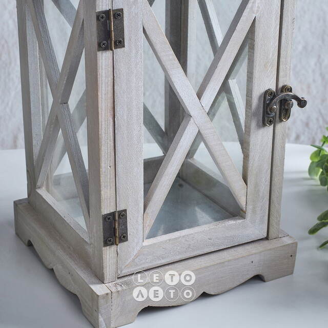 Подсвечник фонарь Розелли 41*16 см белый Koopman (Купман)