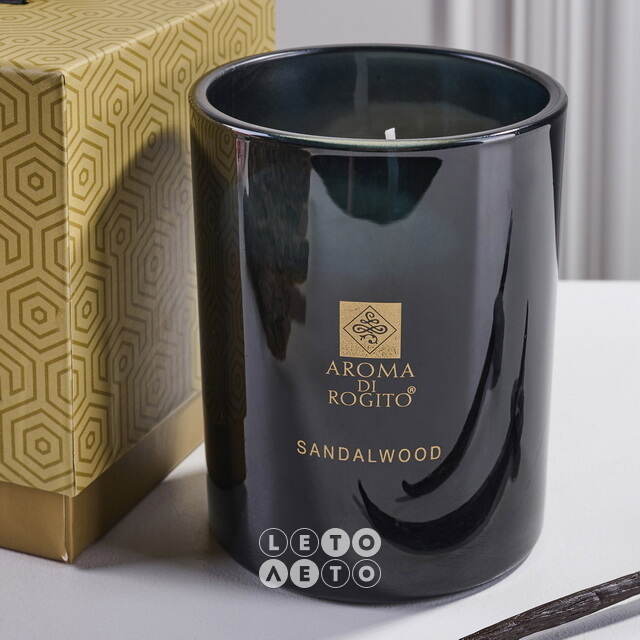 Ароматическая свеча в стакане Aroma di Rogito - Vanilla Sandalwood 10*8 см Koopman (Купман)