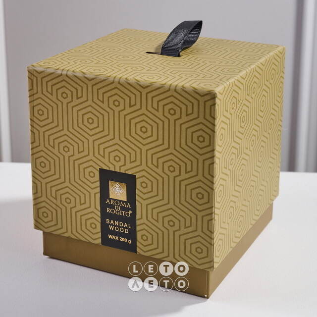 Ароматическая свеча в стакане Aroma di Rogito - Vanilla Sandalwood 10*8 см Koopman (Купман)