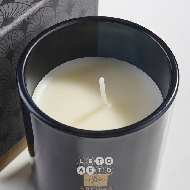 Ароматическая свеча в стакане Aroma di Rogito - Black Tabac 10*8 см Koopman (Купман)