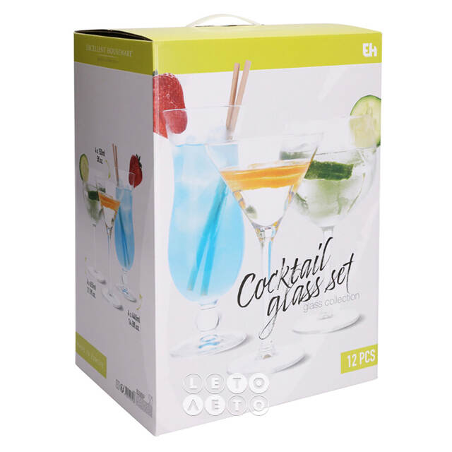 Набор бокалов для коктейлей Cocktail Brunch 12 шт Koopman