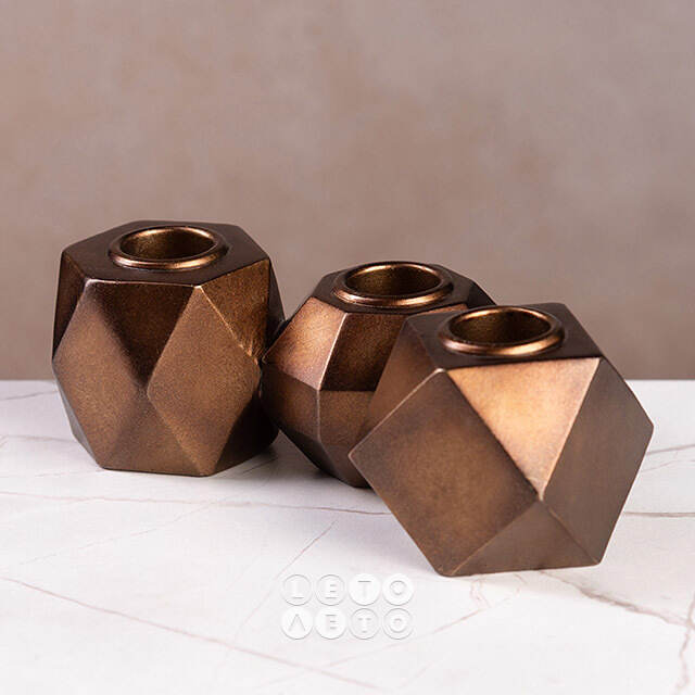 Металлический подсвечник De Bronzo 15 см Goodwill (Гудвилл)